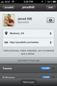 Tweetbot - Follow Jerad Hill on Twitter